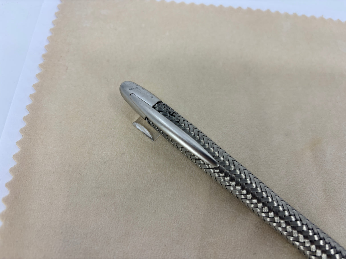 Porsche Design Stainless steel Ball Pen Tex-Flex mesh circa 2010