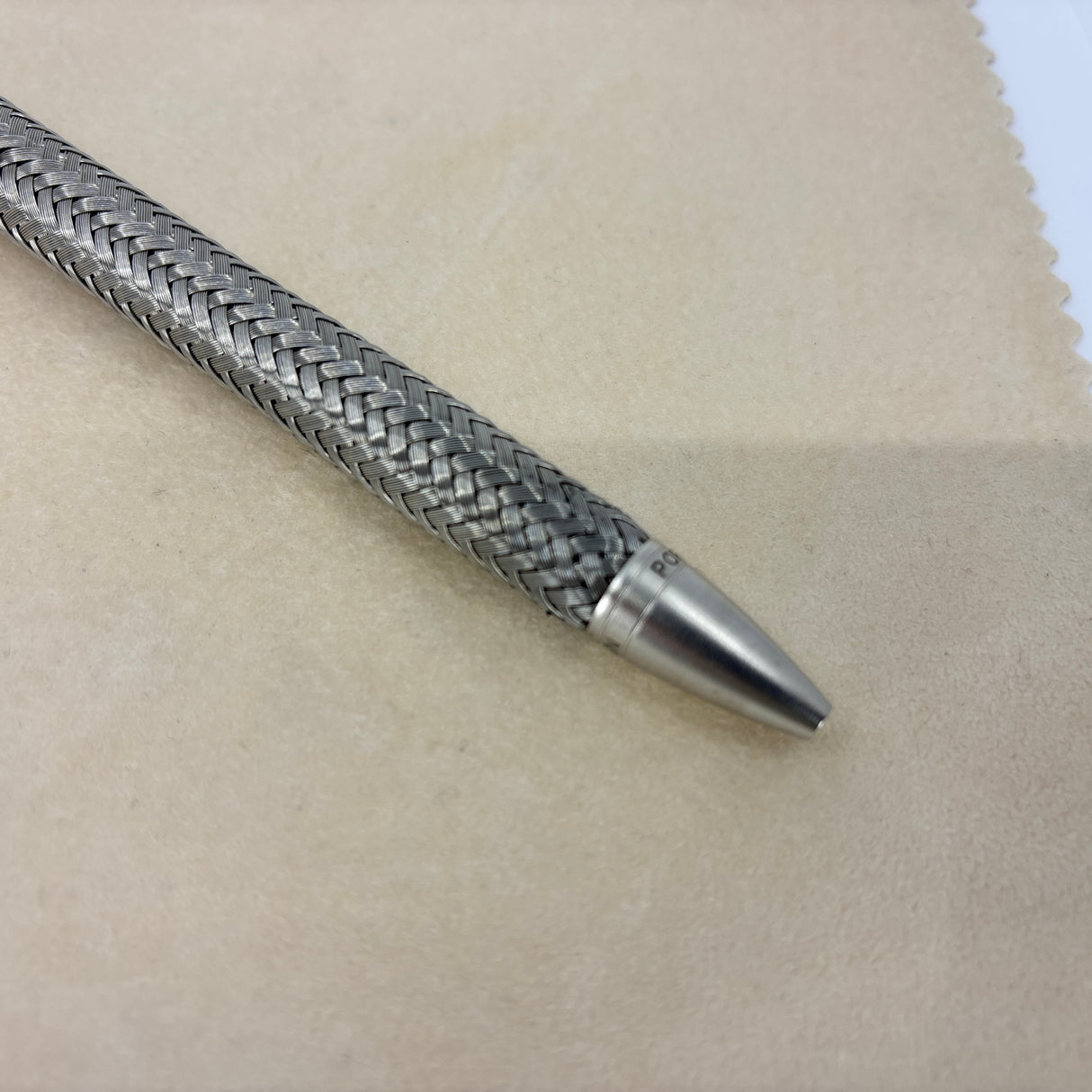 Porsche Design Stainless steel Ball Pen Tex-Flex mesh circa 2010