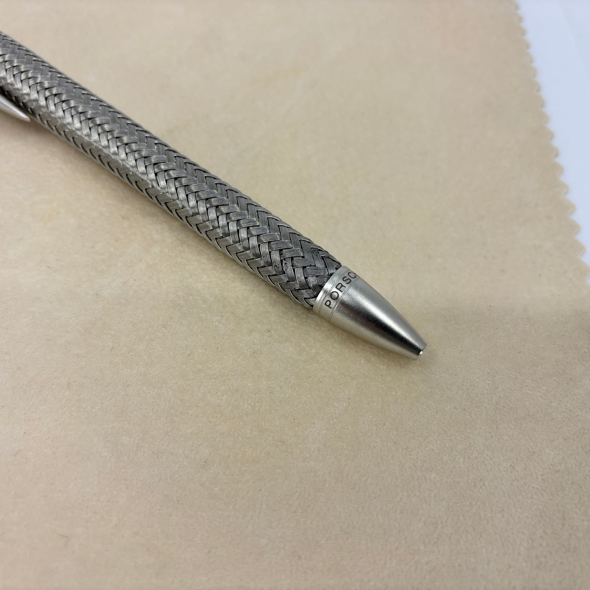 Porsche Design Stainless steel Ball Pen Tex-Flex mesh circa 2010