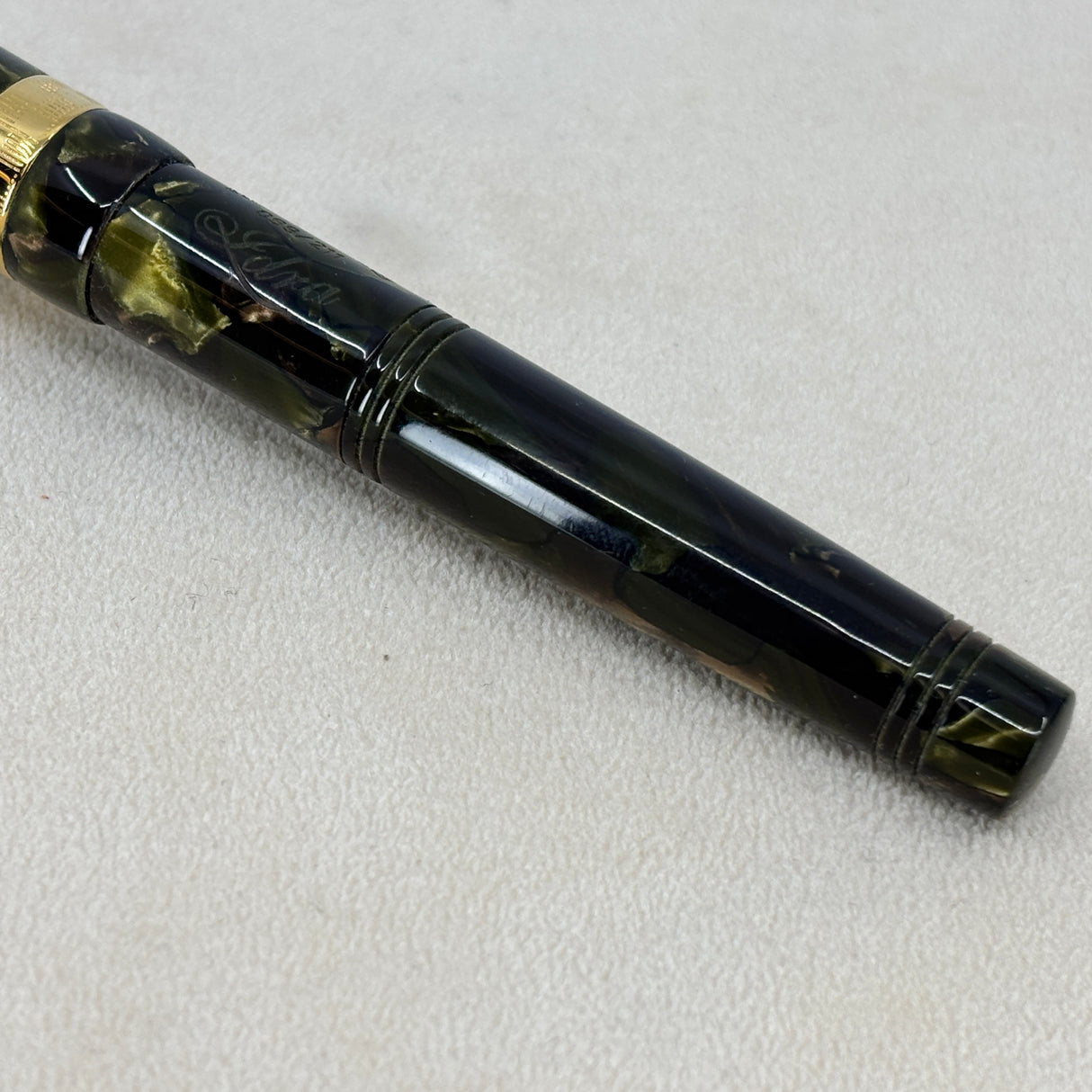 Nettuno 1911 IDRA Rollerball Green Marbled Celluloid  Limited Edition