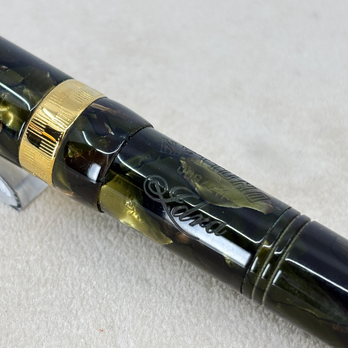 Nettuno 1911 IDRA Rollerball Green Marbled Celluloid  Limited Edition