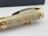 Visconti Millionaire Limited Edition Exquisite Empire Honey Marble Fountain Pen - Flexible Extra Fine 23kt Palladium Dreamtouch Nib