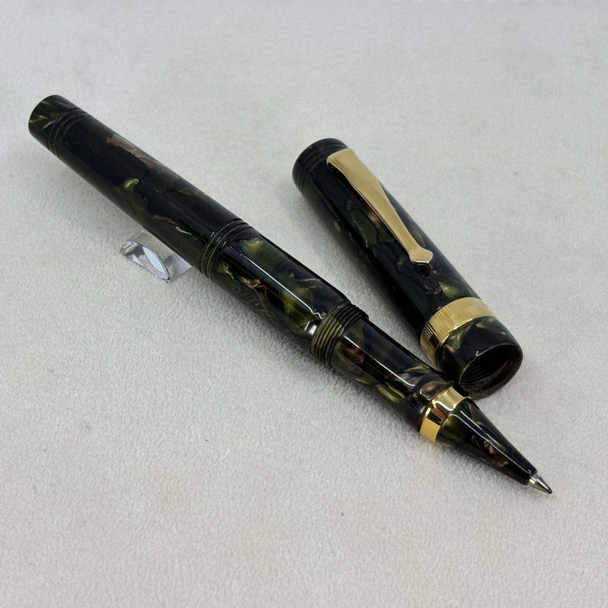 Nettuno 1911 IDRA Rollerball Green Marbled Celluloid  Limited Edition