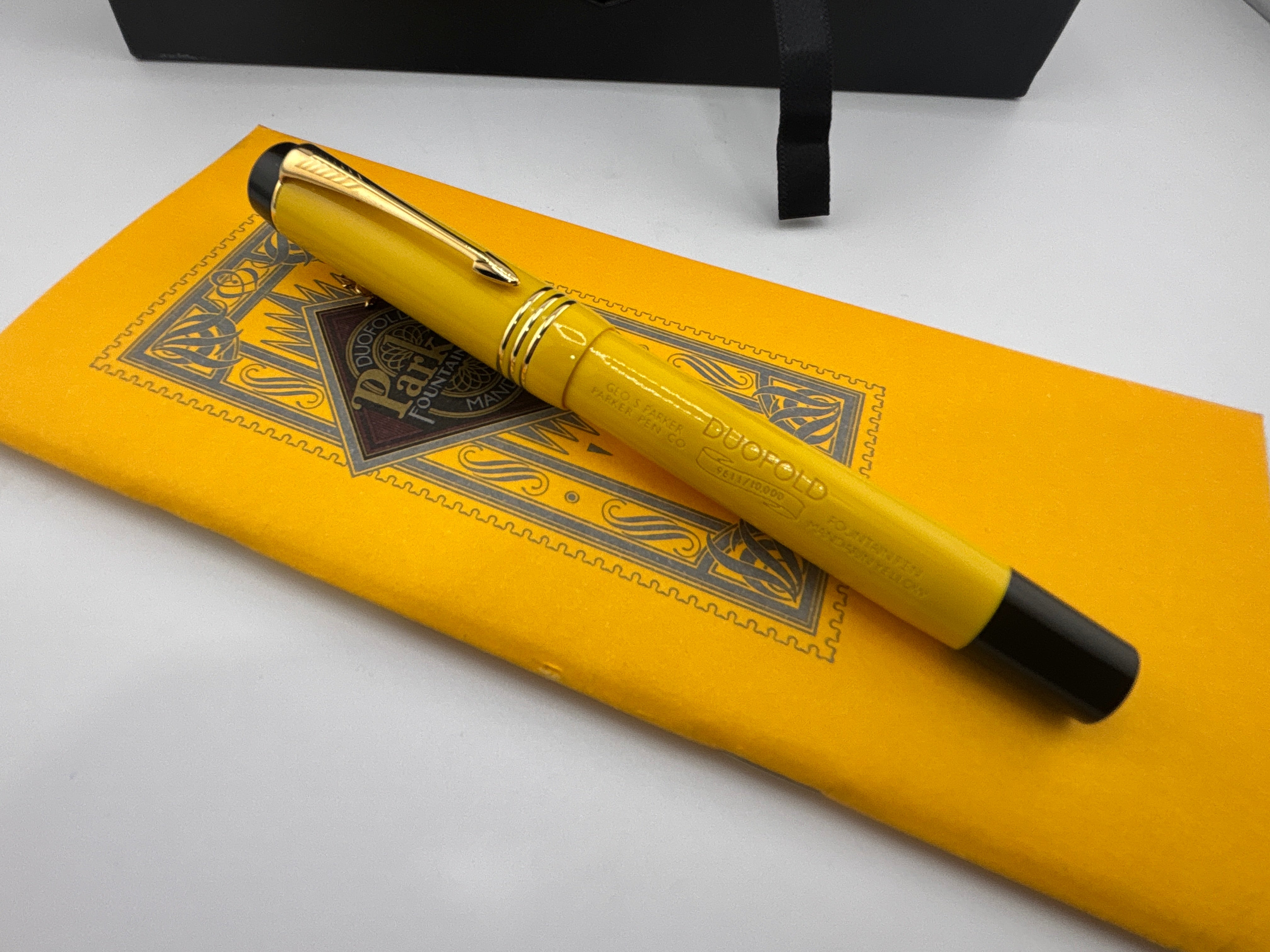 Parker Duofold Centennial Mandarin Yellow Limited Edition Fountain