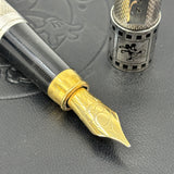Colibri Mickey Mouse full sterling silver .925 Limited Edition Fountain Pen - Fine 18kt Gold Nib