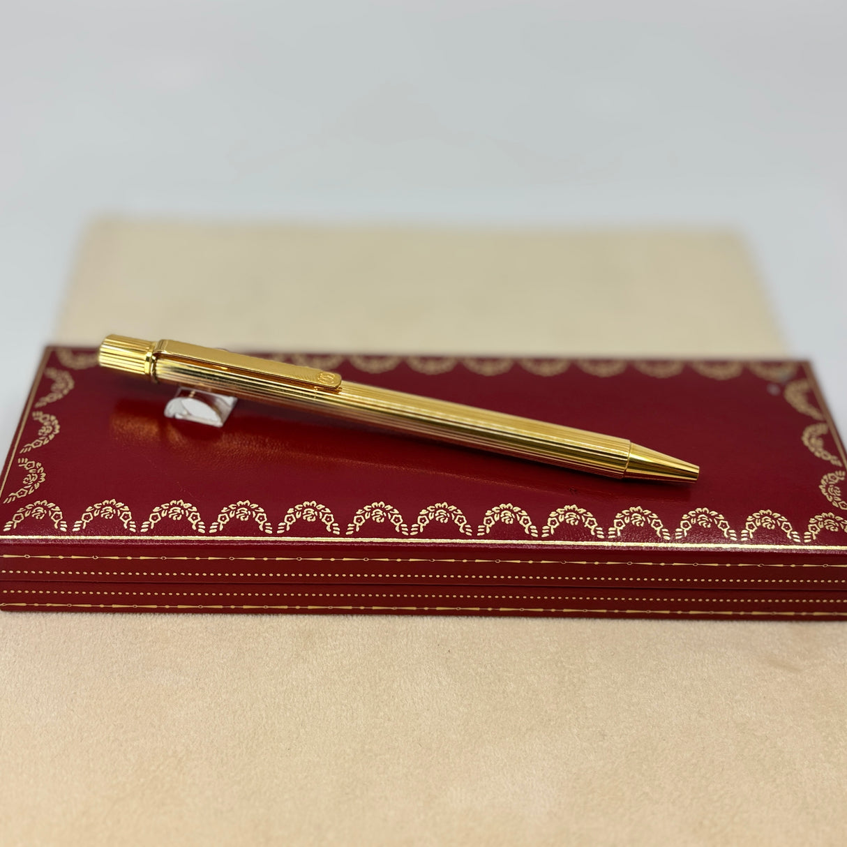 Cartier Must de Cartier Ball Pen Heavy Gold plated  - Classic Cartier circa 1999