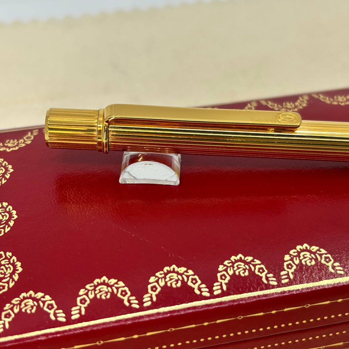 Cartier Must de Cartier Ball Pen Heavy Gold plated  - Classic Cartier circa 1999