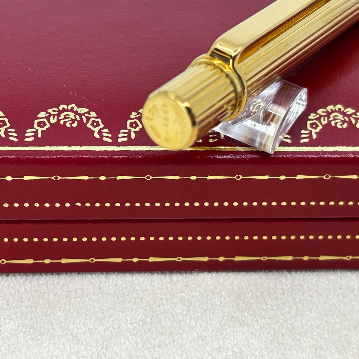 Cartier Must de Cartier Ball Pen Heavy Gold plated  - Classic Cartier circa 1999