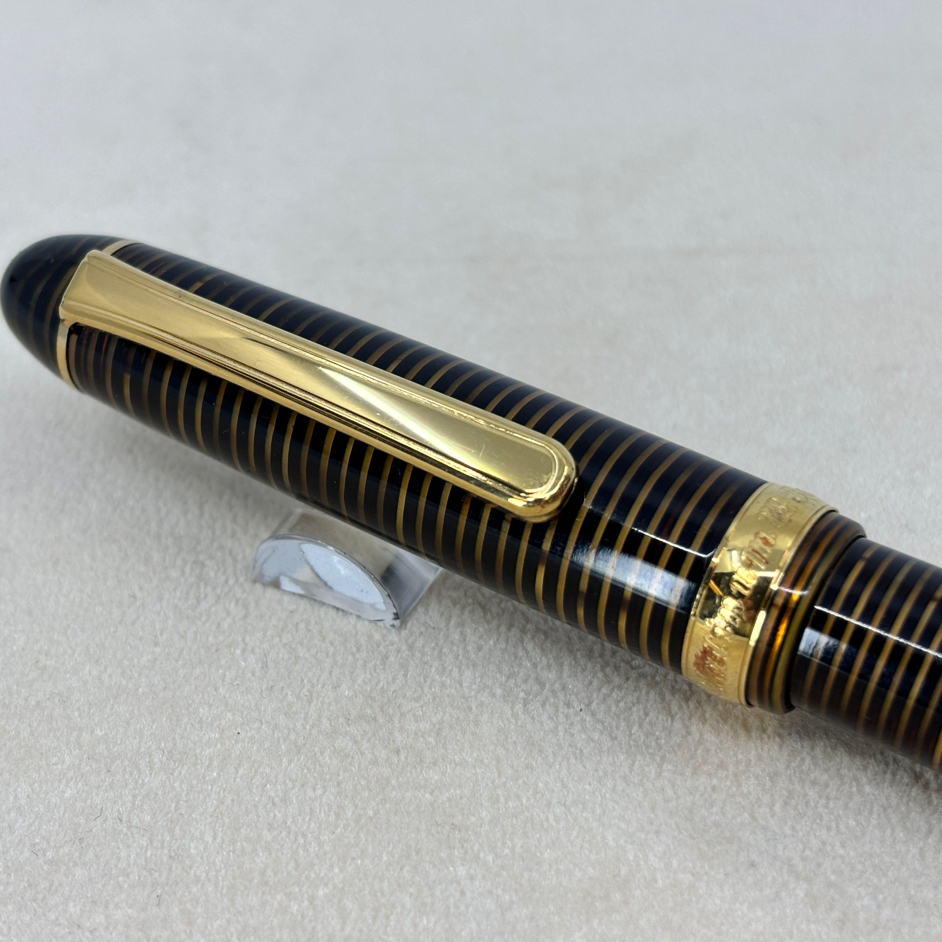 Platinum 3776 Gold Striped Celluloid - THE rarest color of