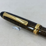 Platinum 3776 Gold Striped Celluloid - THE rarest color of celluloid in the Series-14 kt Gold Music NIB !!