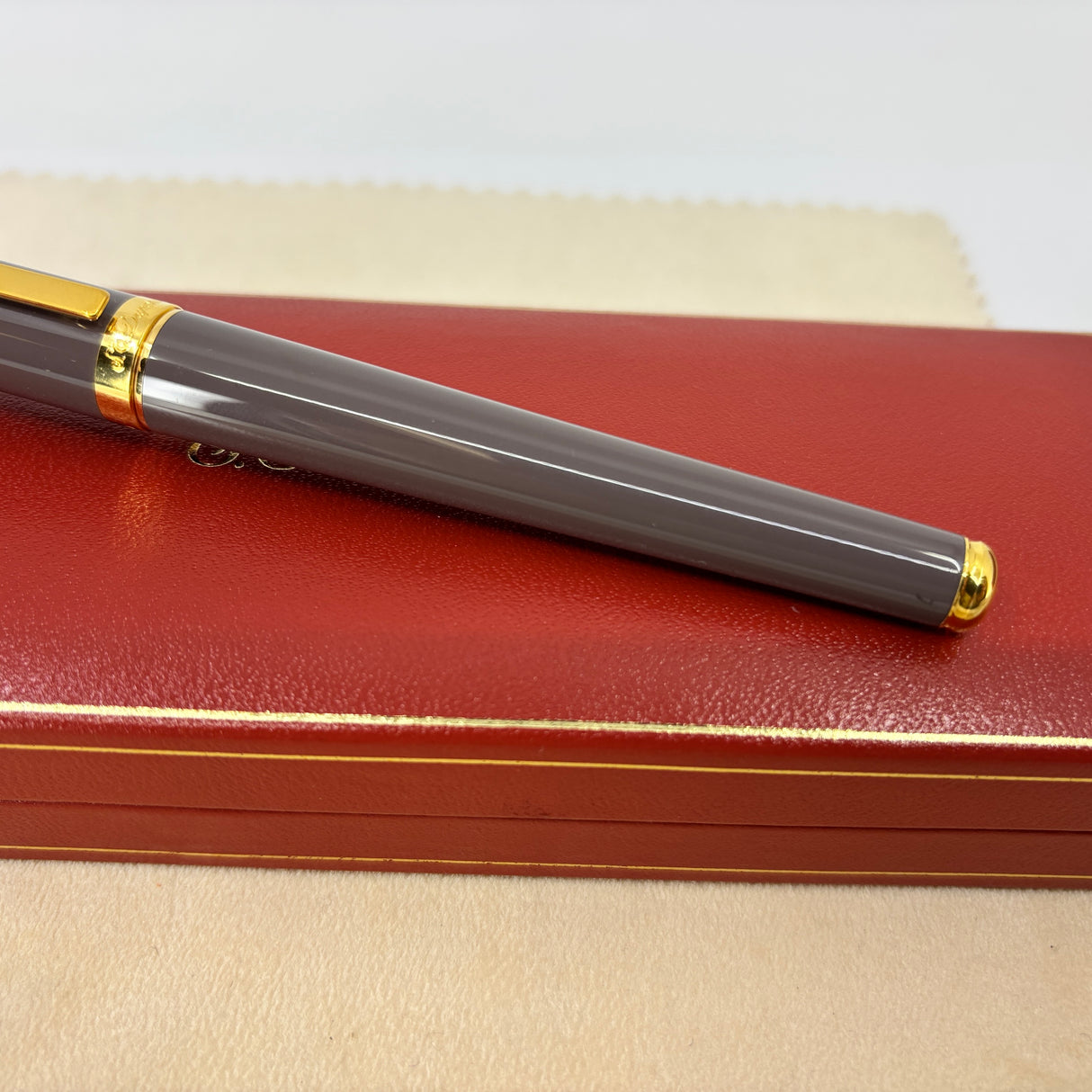 ST Dupont Fidelio light Grey Fountain Pen - Circa 2013