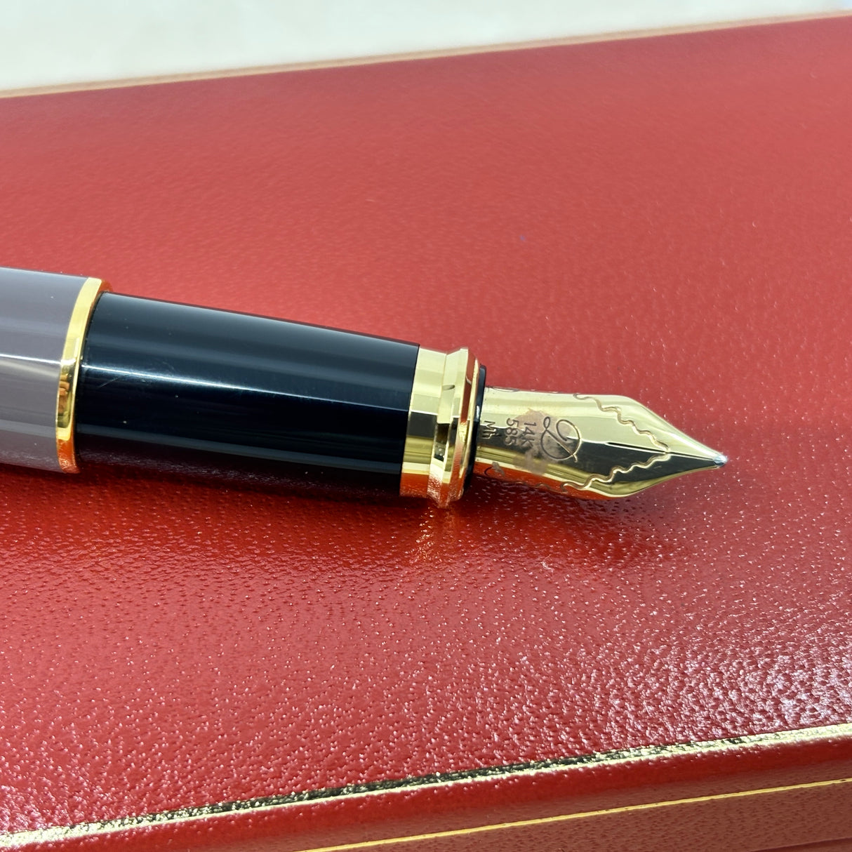 ST Dupont Fidelio light Grey Fountain Pen - Circa 2013