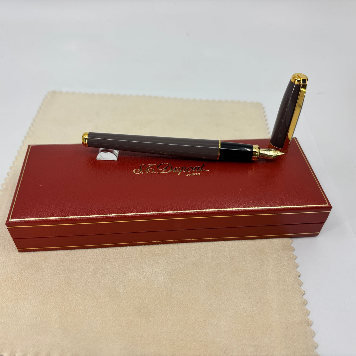 ST Dupont Fidelio light Grey Fountain Pen - Circa 2013