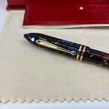 Sheaffer Balance II Aspen Marbled Blue  Special Edition circa 2000 - Broad 14kt Gold Nib