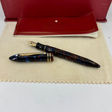 Sheaffer Balance II Aspen Marbled Blue  Special Edition circa 2000 - Broad 14kt Gold Nib