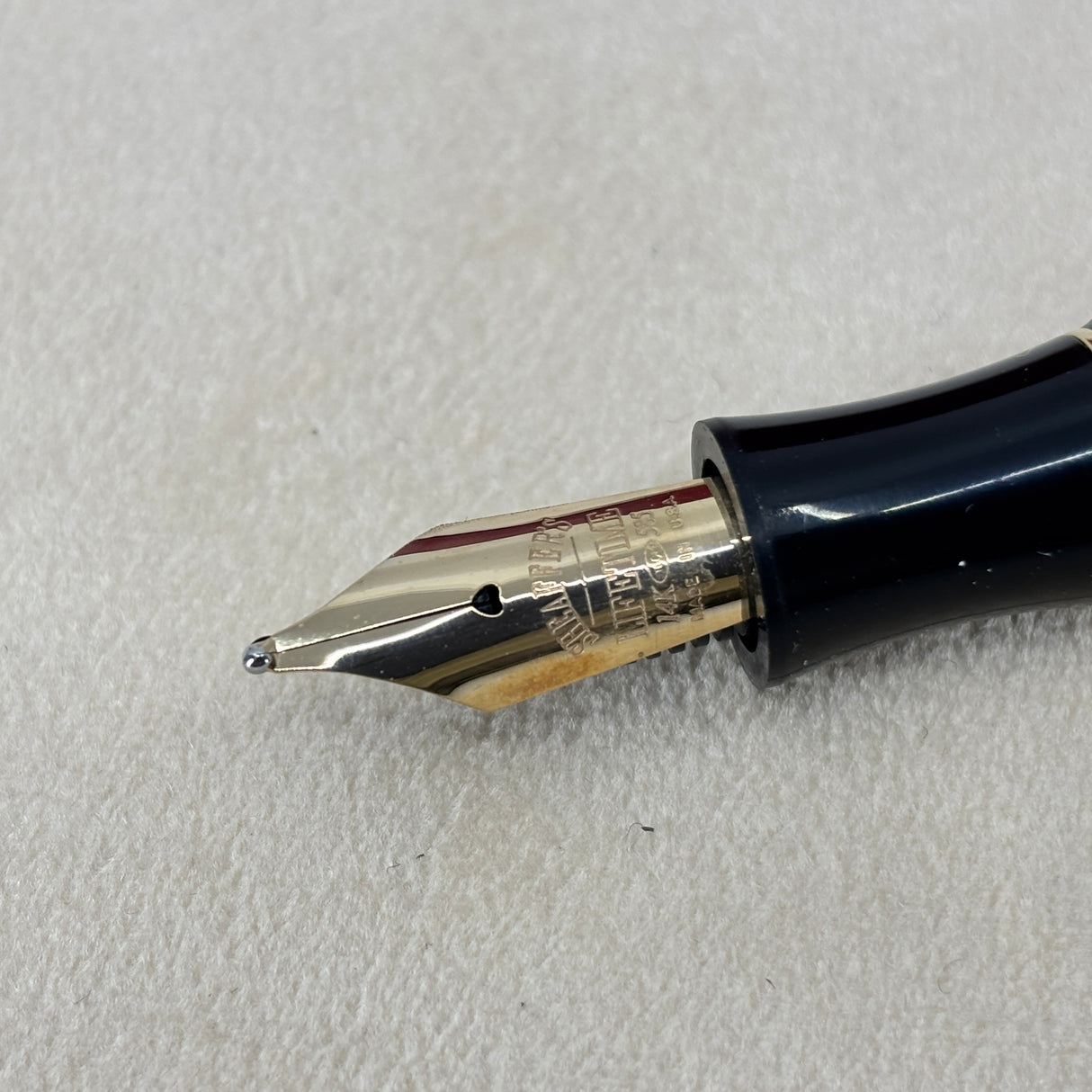 Sheaffer Balance II Aspen Marbled Blue  Special Edition circa 2000 - Broad 14kt Gold Nib