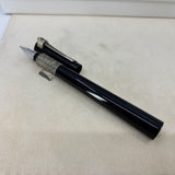 Waterman Serenite Black Fountain Pen -  Broad 18kt Gold Nib