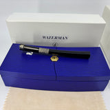 Waterman Serenite Black Fountain Pen -  Broad 18kt Gold Nib