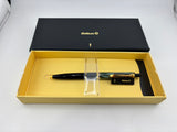 PELIKAN K200 Green marble gold trim circa 2000 - Ball Pen