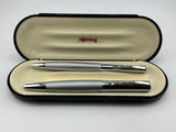 Rotring Set Chrome and silver matte  APC system - Fountain Pen and Ball Pen