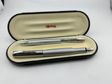 Rotring Set Chrome and silver matte  APC system - Fountain Pen and Ball Pen