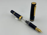 Gioia Luminosa Blue  ink view piston filler - Fountain Pen