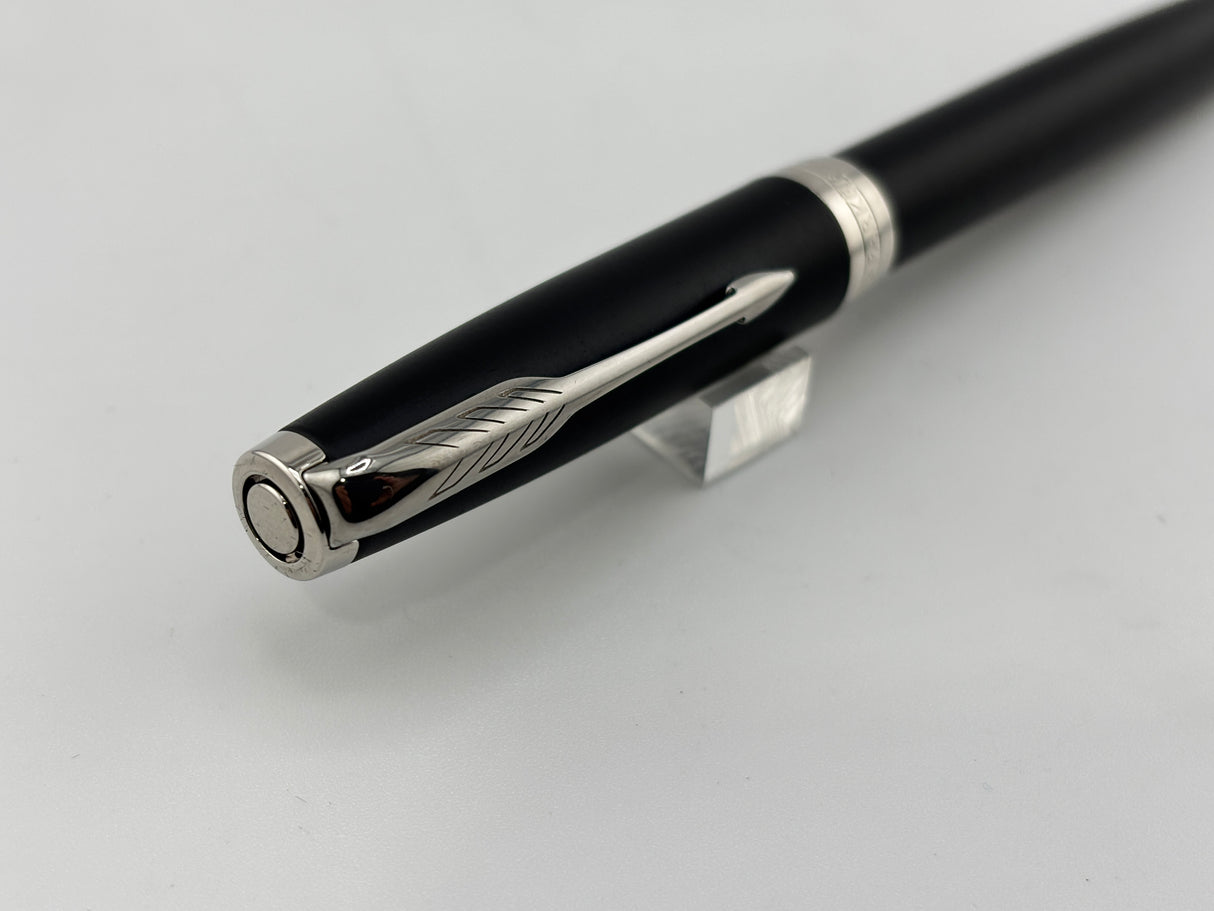 Parker Sonnet Black Matte lacquer chrome trim  - Fountain Pen