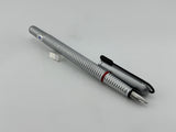 Rotring 900 Fountain Pen Matte Silver Steel nib M 1990's - Fountain Pen