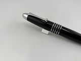 Colibri Black lacquer O-rings chrome trim - Roller Ball