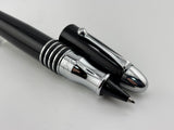 Colibri Black lacquer O-rings chrome trim - Roller Ball