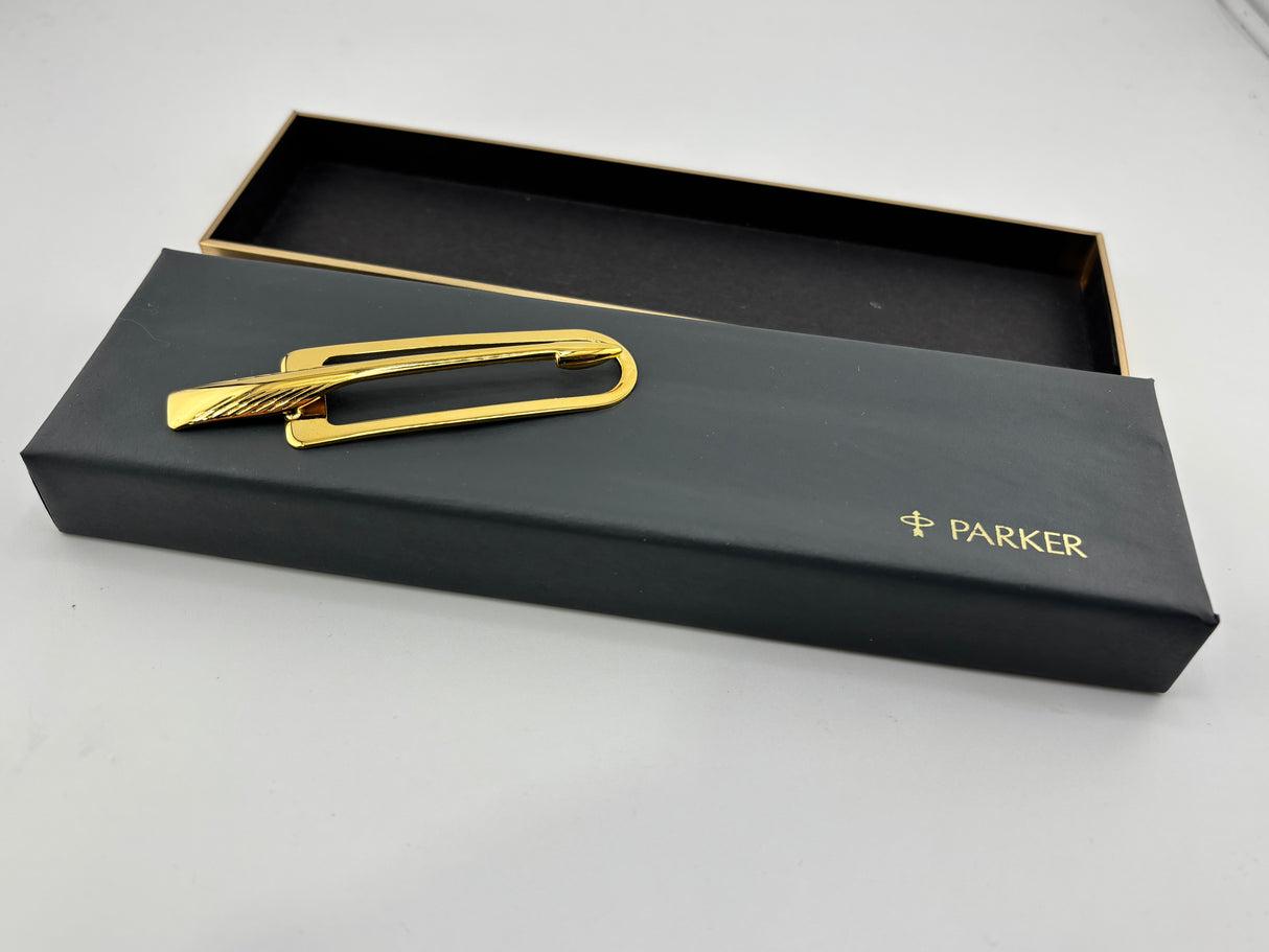 Parker Tie Clip gold plated - Piece of history ! an item to have if you collect Parker