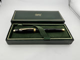 Cross Townsend Black lacquer gold trim circa 2000 - Fountain Pen