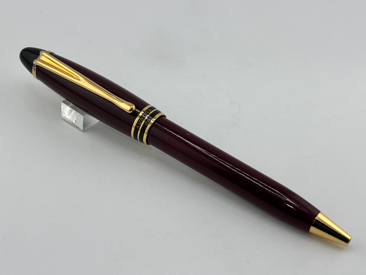 Aurora Ispilon burgundy Gold trim  -  Ball Pen
