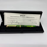 Pelikan M800 Green  Transparent Edition, Original Version Fountain Pen - Circa 1992 - Fine 18kt Gold Nib