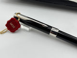 Parker Sonnet Black lacquer chrome trims 18K750 gold nib  - Fountain Pen and Ball Pen