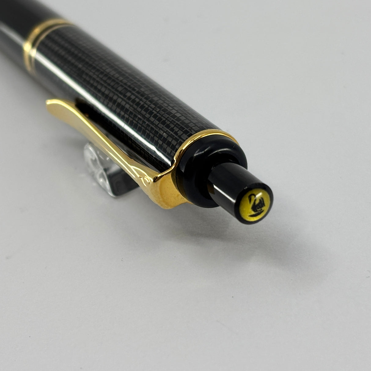 Pelikan Rare & Unusual R250 Ballpoint pen  - Resin Barrel In Gray Lizard Design - Gold Plated Trim