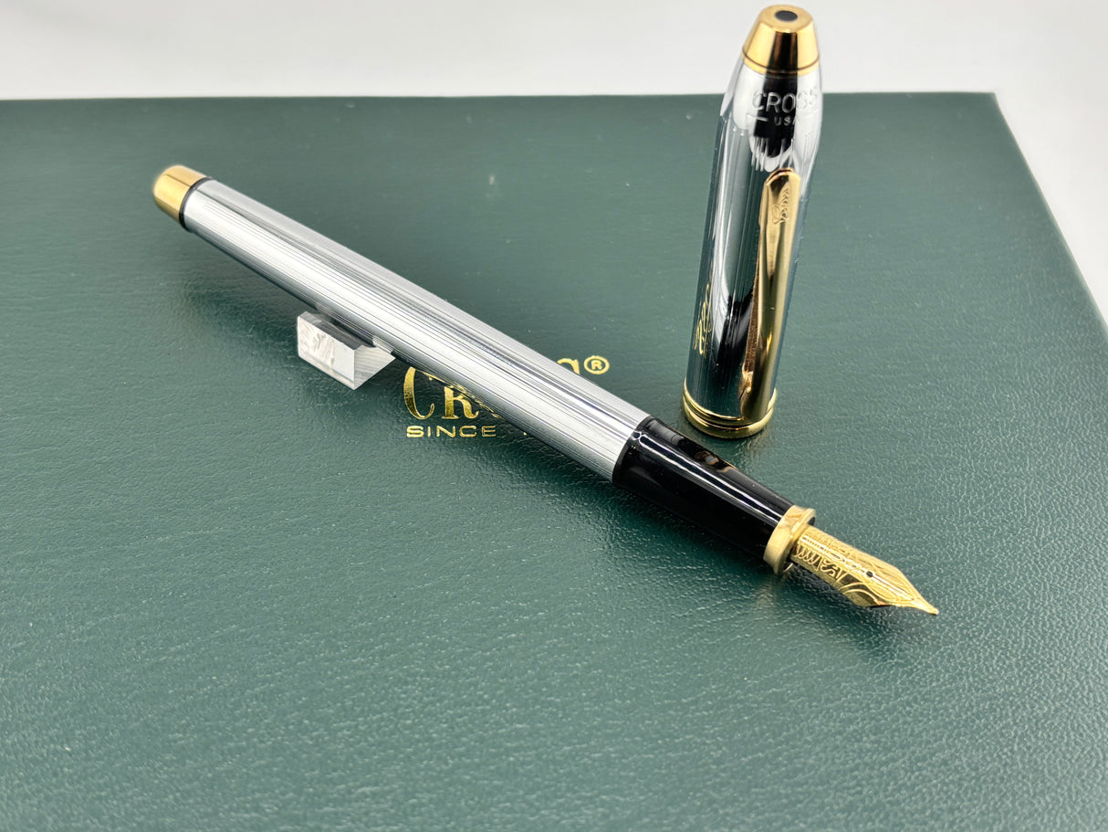 Cross Townsend Full Chrome gold trim circa 2000 - Fountain Pen