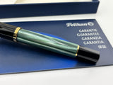 PELIKAN R200 Green Marble gold  trim - Roller Ball
