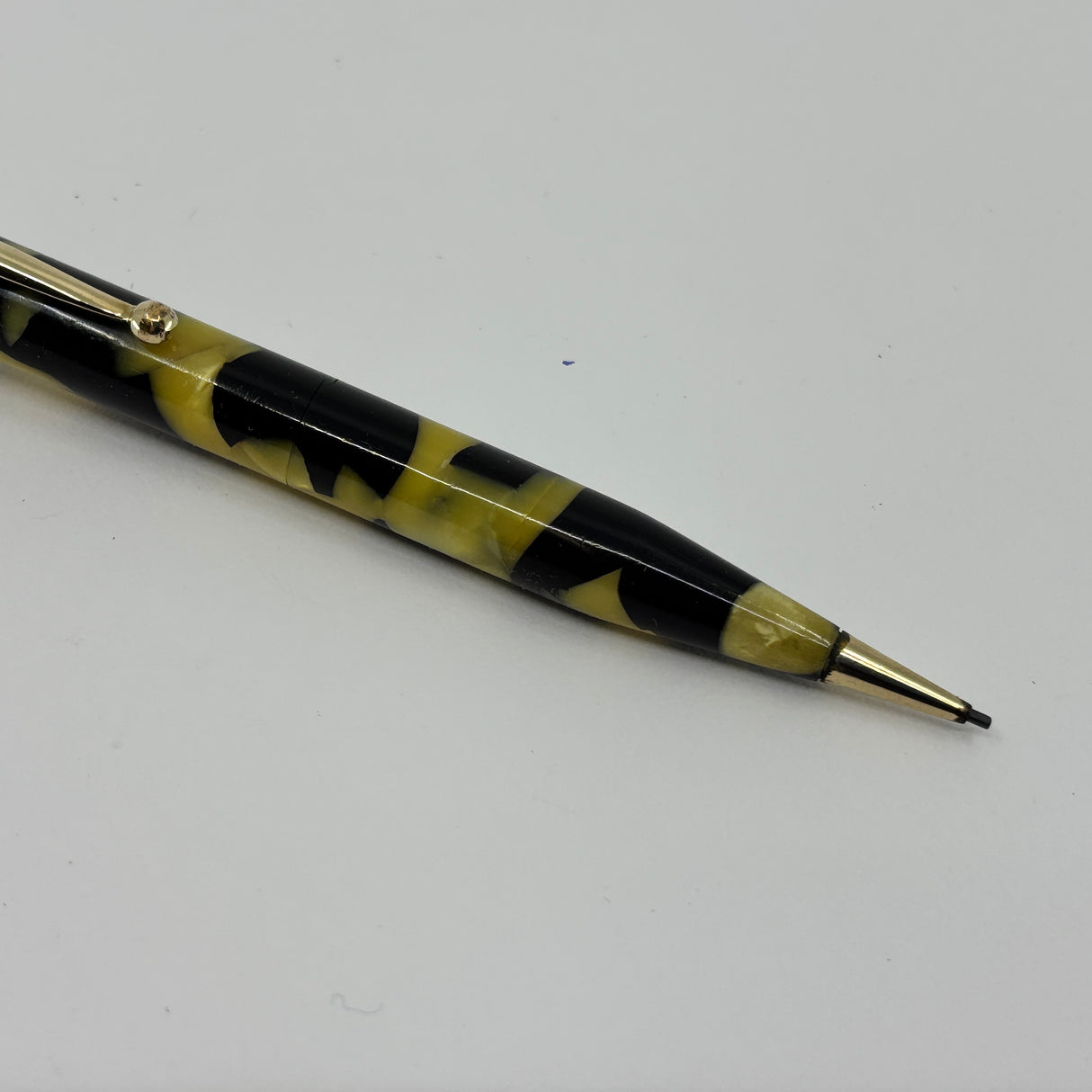 Sheaffer Flat top Oversize Black and Pearl Pencil - Circa 1930