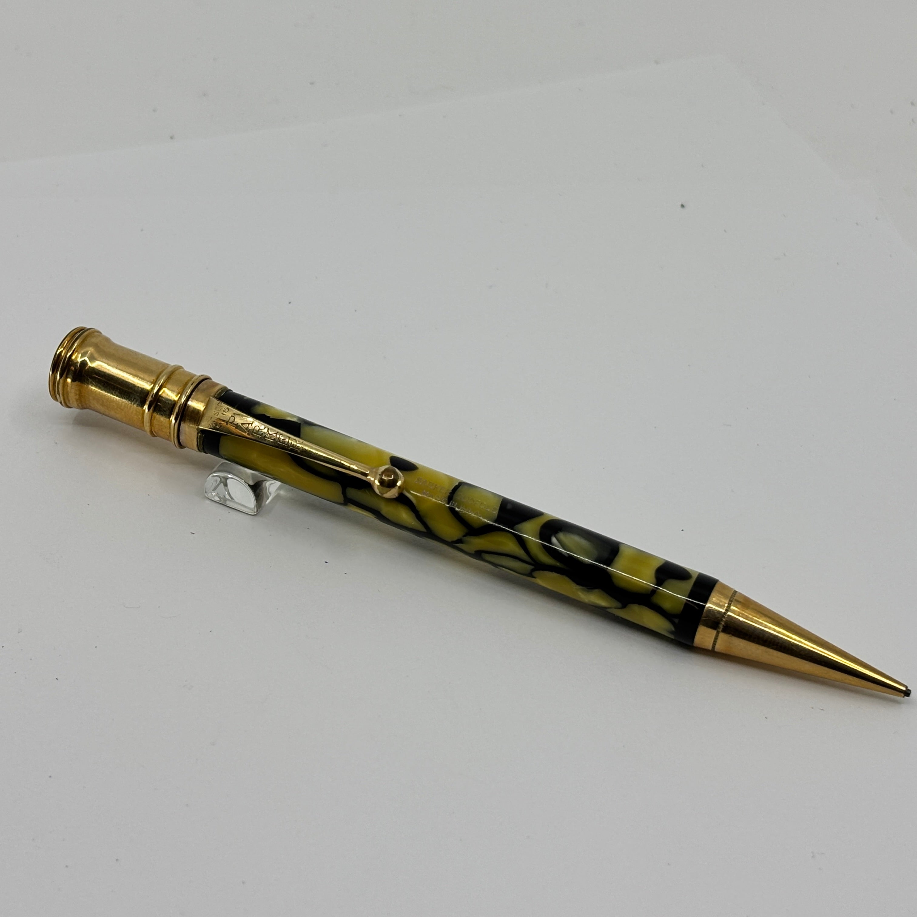 Parker Senior Duofold Black and Pearl Mechanical Pencil - Circa