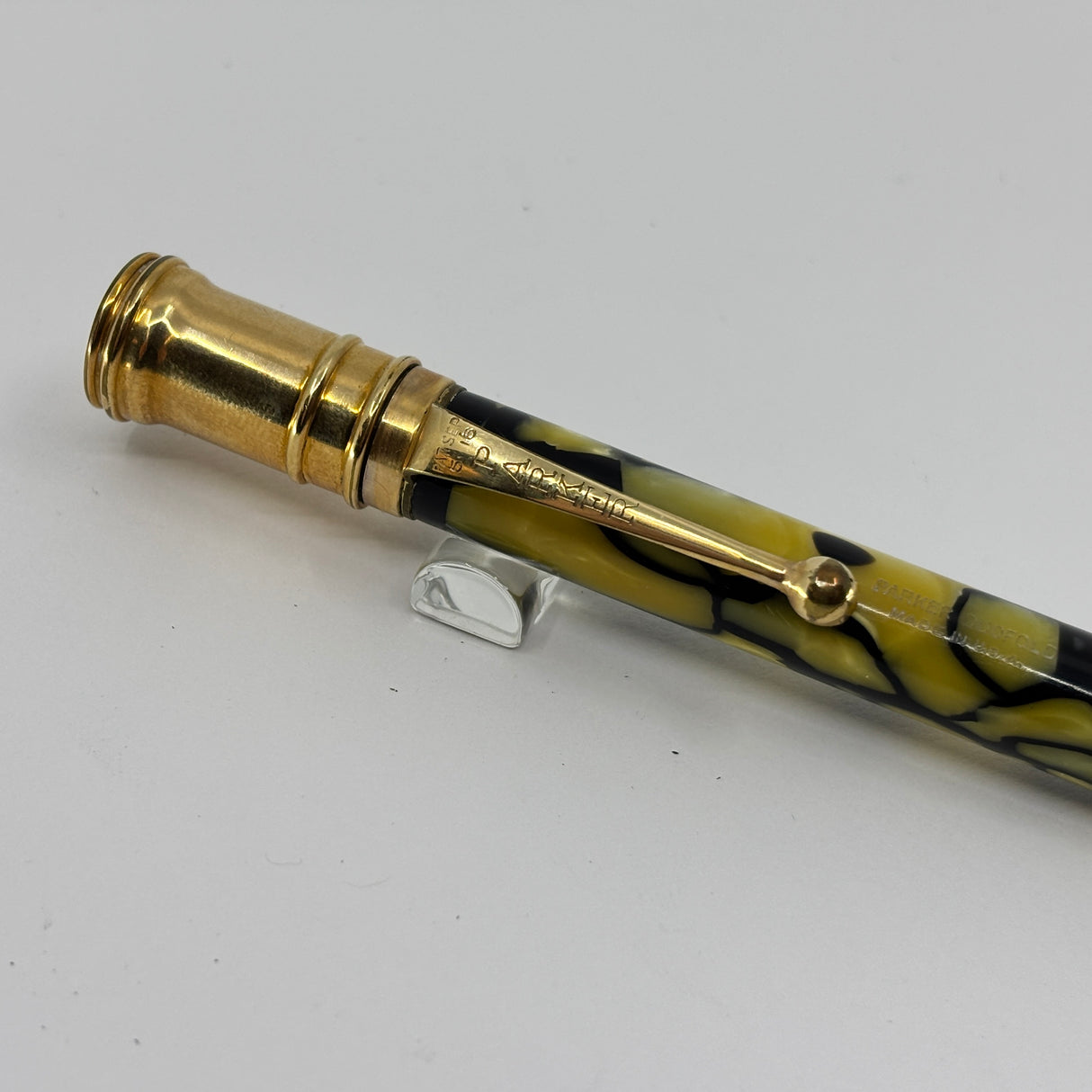 Parker Senior Duofold Black and Pearl Mechanical Pencil - Circa 1927