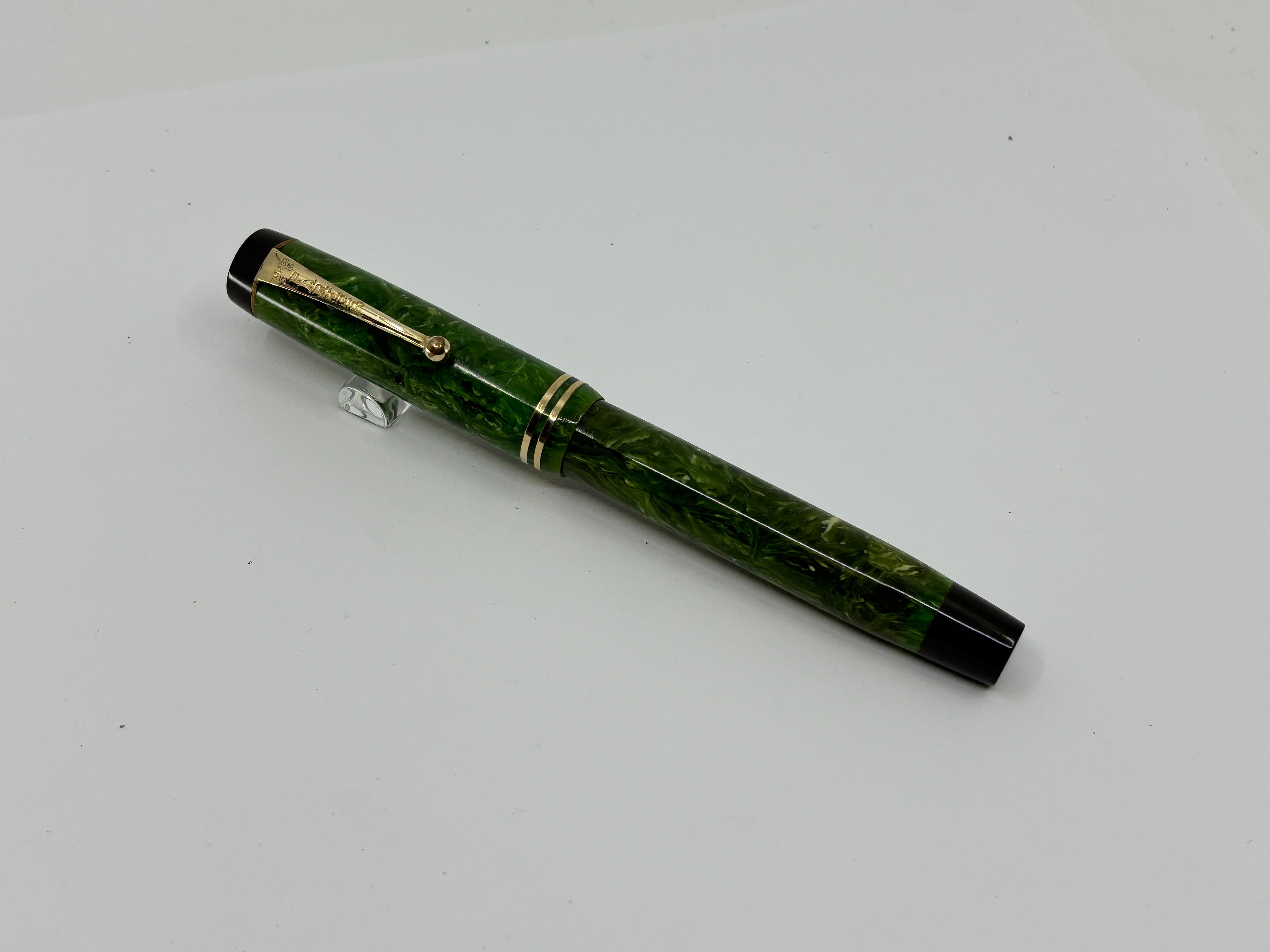 Parker Senior Duofold Canada Streamline Green Jade - circa 1930