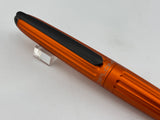 Diplomat Aero Orange Black trim - Roller Pen