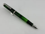 Pelikan M200 Green Demonstrator  beautiful pen piston filler - Fountain Pen