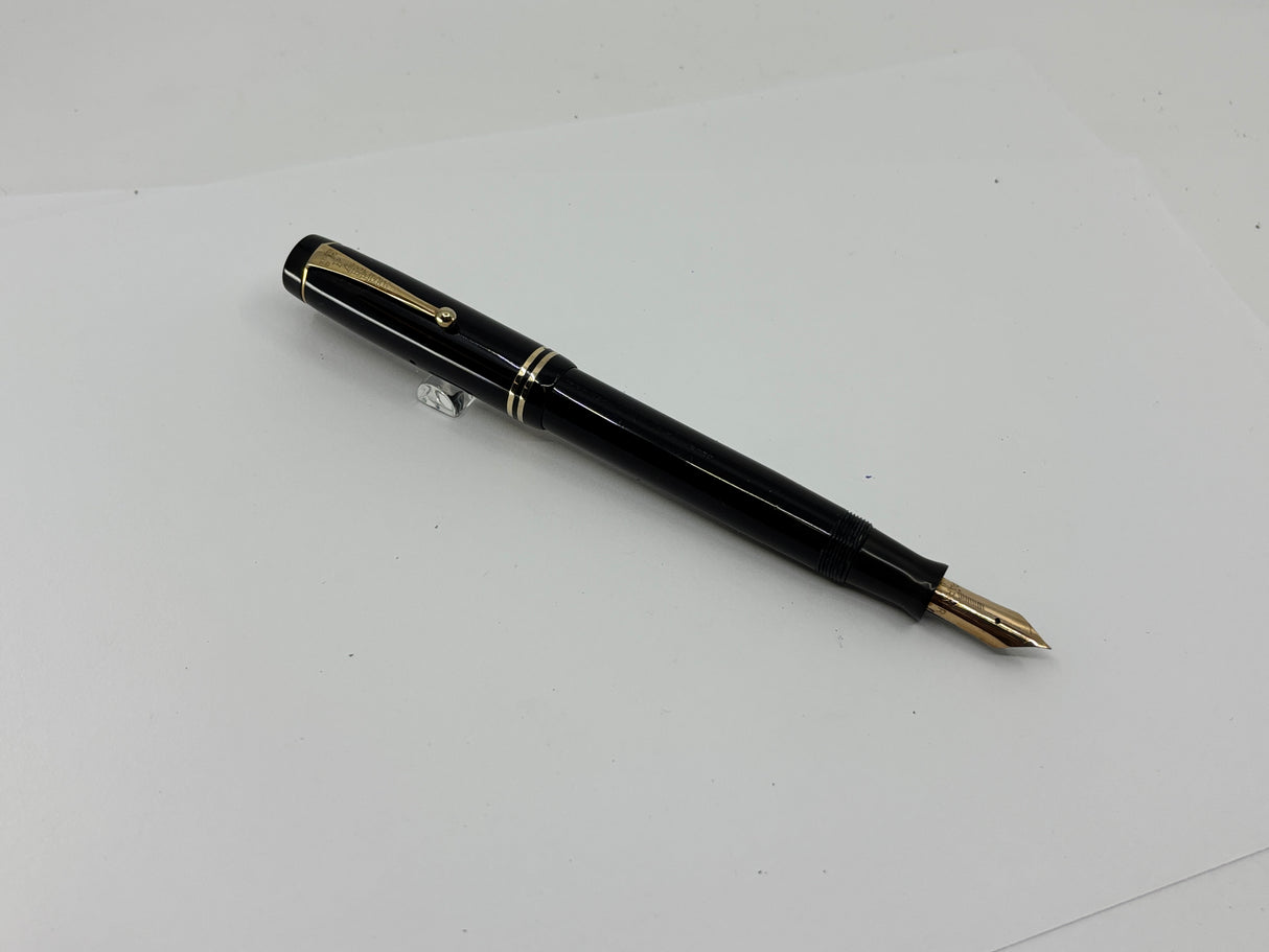 Parker Senior Duofold Black Streamline  - circa 1935