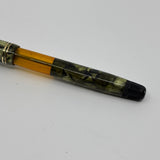 Conklin Nozac " Precursor Prototype " Green Marble Pat Pending engraved on barrel , Rare Pen !!