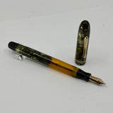 Conklin Nozac " Precursor Prototype " Green Marble Pat Pending engraved on barrel , Rare Pen !!