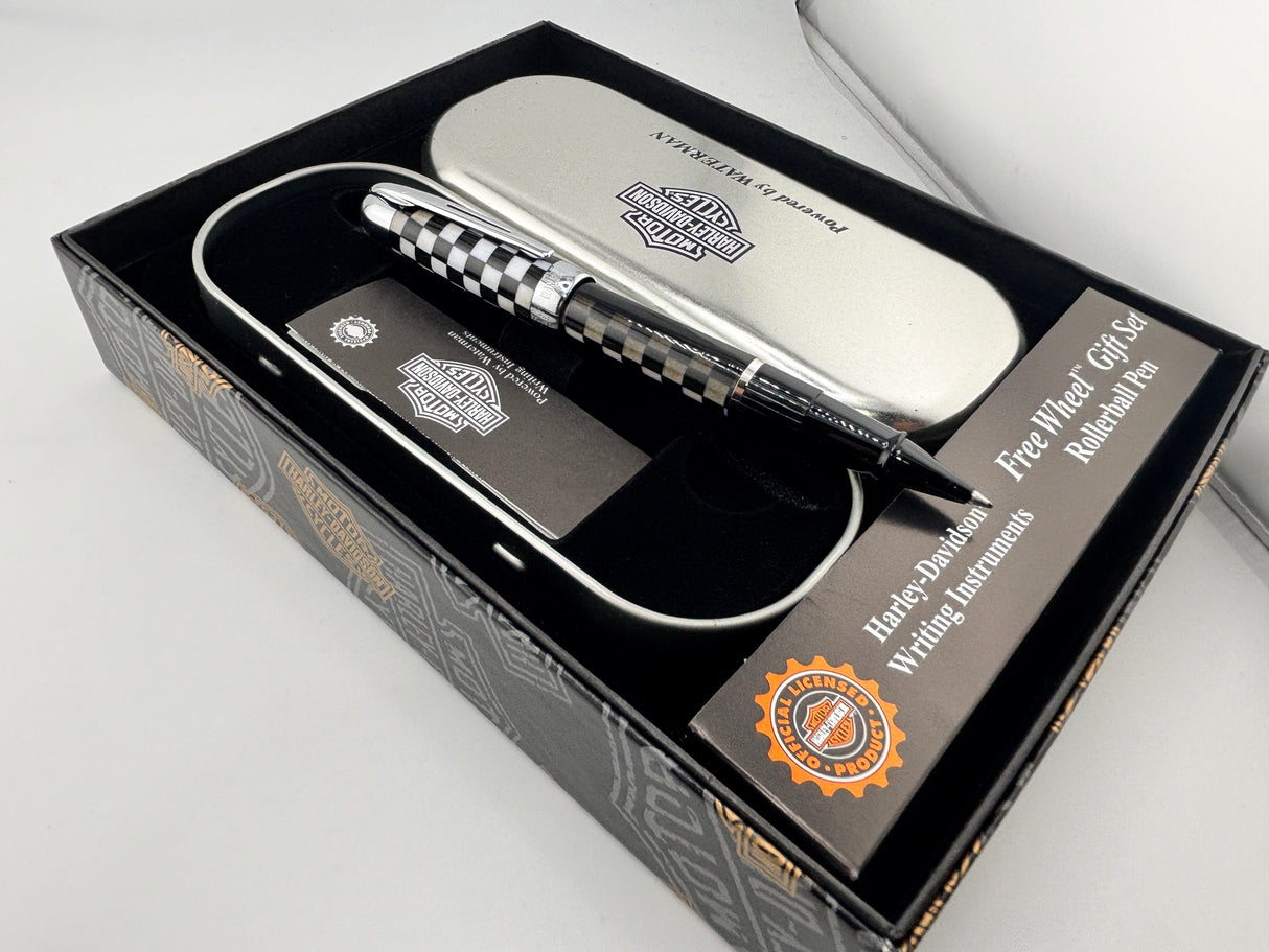 Waterman Harley Davidson Phileas  Free Wheel gift set  - Roller Ball Pen