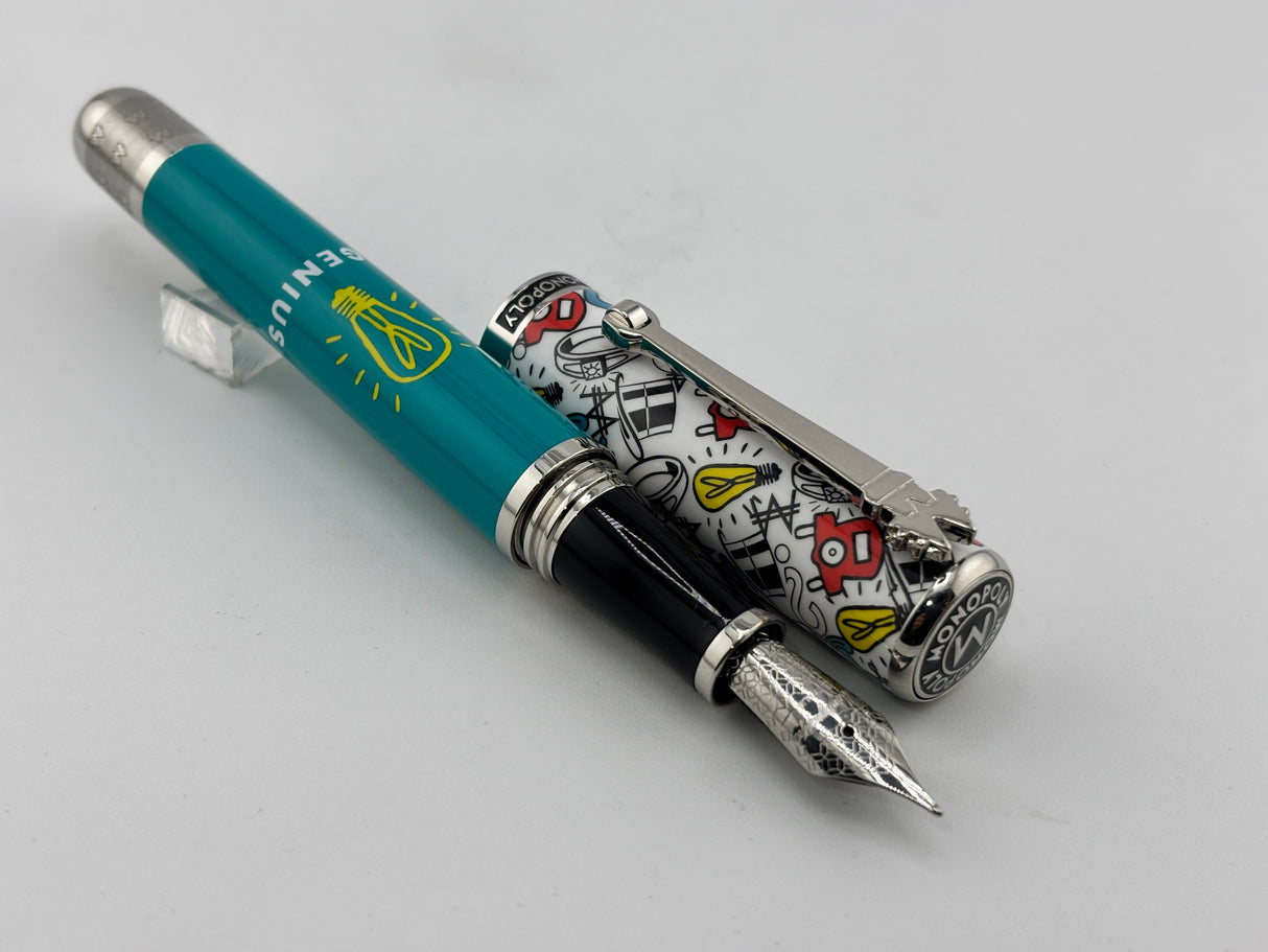 Montegrappa Monopoly "Genius"  Edition  Fountain Pen - Medium Stainless Steel Nib
