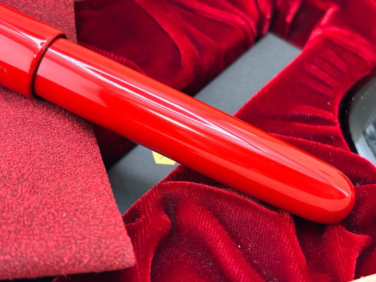 Namiki Emperor Vermilion Urushi Fountain Pen - The Grail of the Namiki Urushi!  - Fine/Medium 18kt Gold Nib